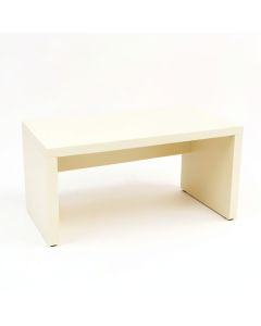 Aspen Bend Desktop Monitor Riser - Cream (synthetic illustration; no displayed measurements)