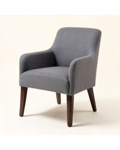 Naomhan Upholstered Parsons Chair In Gray (synthetic illustration; no displayed measurements)