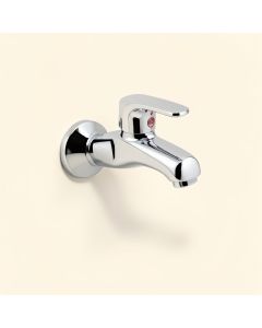 Wall Mount Waterfall Bathroom Sink Faucet (synthetic illustration; no displayed measurements)