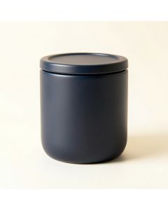 Rowan Branch Storage Canister With Lid - Navy (synthetic illustration; no displayed measurements)