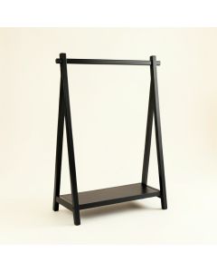 Shore Branch Empty Garment Rack - Black (synthetic illustration; no displayed measurements)