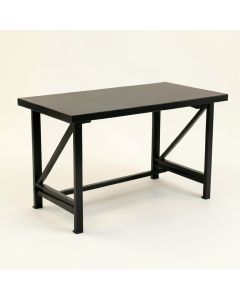 Spruce Brook Empty Workshop Workbench - Black (synthetic illustration; no displayed measurements)
