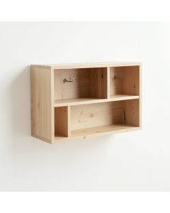 Laurel Brook Wall-Mounted Entryway Organizer Shelf - Beige (synthetic illustration; no displayed measurements)