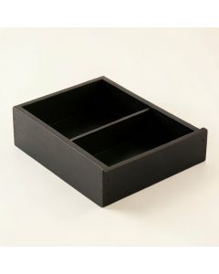 Pine Bend Empty Pantry Drawer Organizer Insert - Black (synthetic illustration; no displayed measurements)