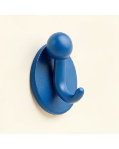 Flint Brook Wall-Mounted Robe Hook - Blue (synthetic illustration; no displayed measurements)