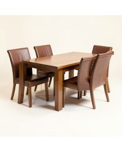 Artin 5 - Piece Solid Wood Breakfast Dining Set (synthetic illustration; no displayed measurements)