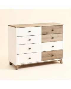 Fusion 6 Drawer Double Dresser (synthetic illustration; no displayed measurements)