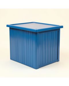 Field Crossing Closed Outdoor Storage Box - Blue (synthetic illustration; no displayed measurements)