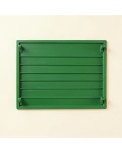 Lake Bend Empty Wall-Mounted Tool Organizer Panel - Green (synthetic illustration; no displayed measurements)