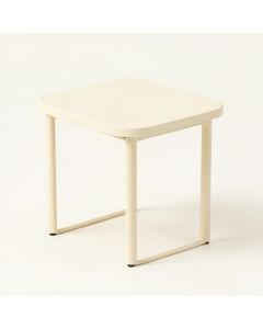 Ash Brook Compact Balcony Table - Cream (synthetic illustration; no displayed measurements)