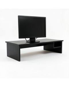 Vale Canyon Desktop Monitor Riser - Black (synthetic illustration; no displayed measurements)