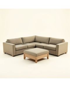 Aniko 116 '' Wide Reversible Modular Corner Sectional With Ottoman (synthetic illustration; no displayed measurements)