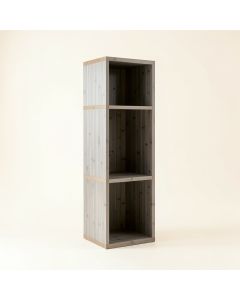 River Branch Narrow Cubby Tower - Gray (synthetic illustration; no displayed measurements)