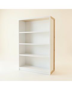 Stone Canyon Freestanding Bookcase - White (synthetic illustration; no displayed measurements)