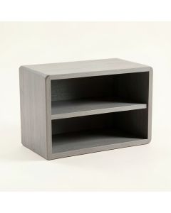 Rowan Arc Low Toy Storage Unit - Gray (synthetic illustration; no displayed measurements)
