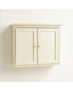 Flint Bluff Wall-Mounted Entry Cabinet - Cream (synthetic illustration; no displayed measurements)