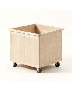 Reed Edge Empty Rolling Workshop Cart - Beige (synthetic illustration; no displayed measurements)