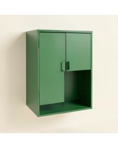 Dawn Bluff Wall-Mounted Laundry Cabinet - Green (synthetic illustration; no displayed measurements)