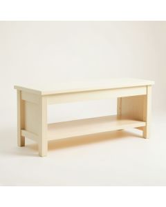 Oak Falls Indoor Bench - Cream (synthetic illustration; no displayed measurements)