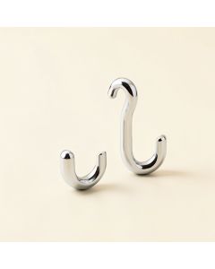 Oval Eyes Shower Curtain Hooks (synthetic illustration; no displayed measurements)