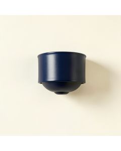 Fern Bluff Wall Sconce Mounted On A Plain Wall - Navy (synthetic illustration; no displayed measurements)