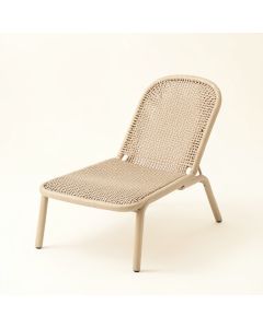 Moss Bend Outdoor Lounge Chair - Beige (synthetic illustration; no displayed measurements)