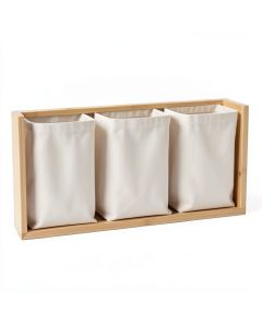 Spruce Canyon Laundry Sorting Station With Plain Removable Bags - Beige (synthetic illustration; no displayed measurements)