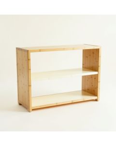 Hill Bluff Low Bookcase - Cream (synthetic illustration; no displayed measurements)