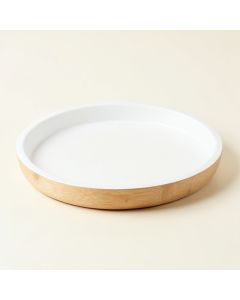 Hill Bend Serving Tray - White (synthetic illustration; no displayed measurements)