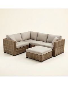 Eisenbarth Patio Sectional With Cushions (synthetic illustration; no displayed measurements)