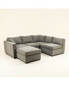 Bouldin Creek Reversible Sofa & Chaise (synthetic illustration; no displayed measurements)