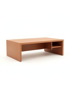 Cedar Falls Desktop Monitor Riser - Terracotta (synthetic illustration; no displayed measurements)