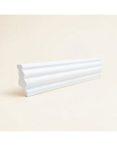 Pvc Decorative Wainscot Cap 3 '' H X 96 '' W X 1 '' D Moulding (synthetic illustration; no displayed measurements)