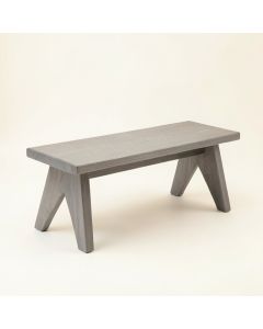 Cliff Branch Indoor Bench - Gray (synthetic illustration; no displayed measurements)
