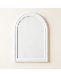 Pine Canyon Framed Wall Mirror - White (synthetic illustration; no displayed measurements)