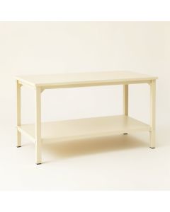 Aspen Bend Empty Workshop Workbench - Ivory (synthetic illustration; no displayed measurements)