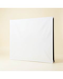 White 49 '' X 87 '' Portable Folding Frame Projector Screen (synthetic illustration; no displayed measurements)