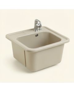 33 '' L X 22 '' W Farmhouse/Apron Kitchen Sink With Basket Strainer And Drain Assembly (synthetic illustration; no displayed measurements)