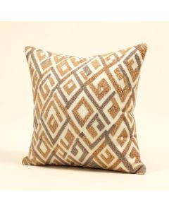 Theresa Applique Cotton Geometric Throw Pillow (synthetic illustration; no displayed measurements)