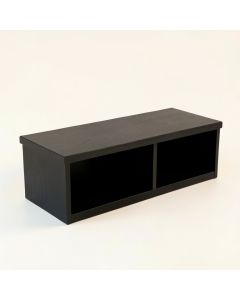 Oak Dale Shoe Storage Bench - Black (synthetic illustration; no displayed measurements)