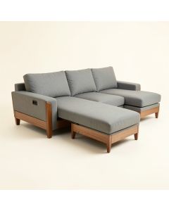 Liberty 84 '' Wide Reversible Sleeper Sofa & Chaise (synthetic illustration; no displayed measurements)
