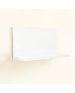 Lake Canyon Wall-Mounted Shelf - White (synthetic illustration; no displayed measurements)