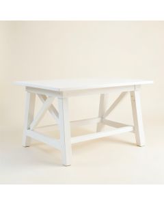 Juniper Crossing Empty Workshop Workbench - White (synthetic illustration; no displayed measurements)