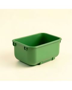 Summit Crest Empty Railing Planter With Integral Brackets - Green (synthetic illustration; no displayed measurements)