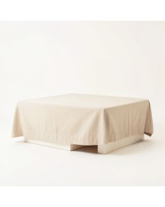 Heath Dell Flat Bed Sheet - Beige (synthetic illustration; no displayed measurements)