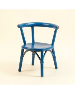Vale Arc Small Chair - Blue (synthetic illustration; no displayed measurements)