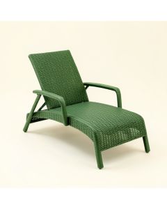 Linden Dale Outdoor Lounge Chair - Green (synthetic illustration; no displayed measurements)