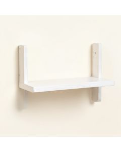 Lavonia 15.5 '' W X 11.75 '' H X 6.5 '' D Solid Wood Wall Mounted Bathroom Shelf (synthetic illustration; no displayed measurements)
