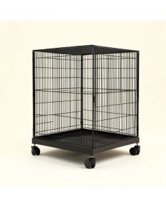 Cottle Playtop Flight Cage With Casters (synthetic illustration; no displayed measurements)