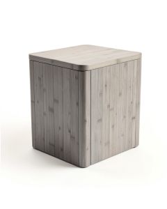 River Arc Side Table - Gray (synthetic illustration; no displayed measurements)